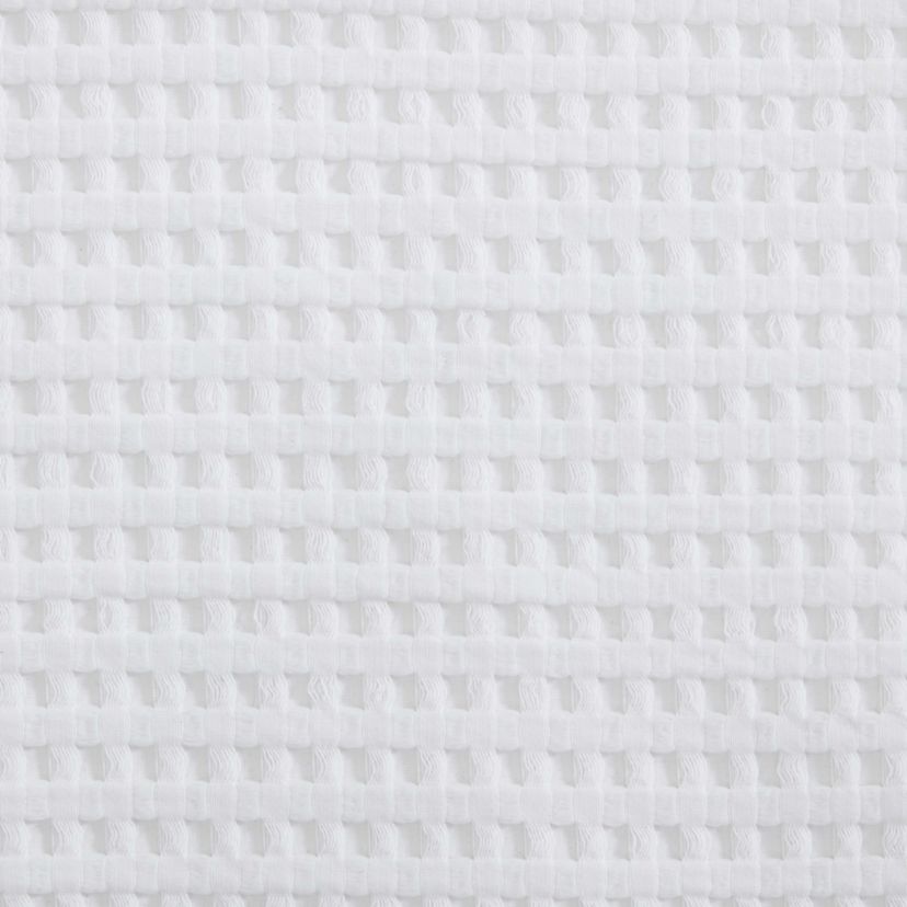 Solid Waffle Microfiber Duvet Cover Set