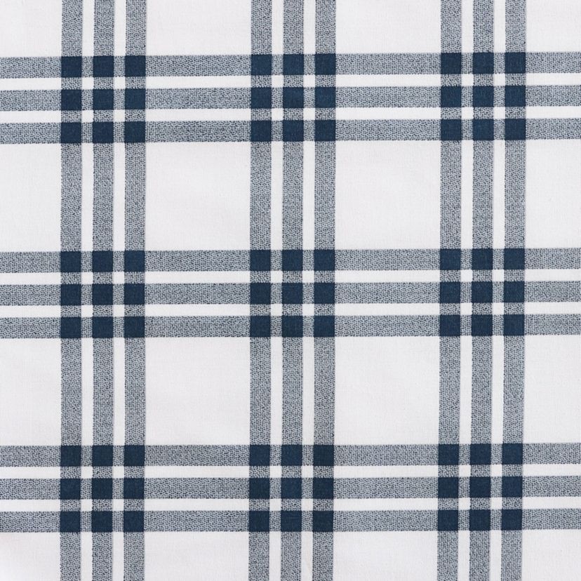 Basic Plaid 100% Cotton Duvet Cover Set