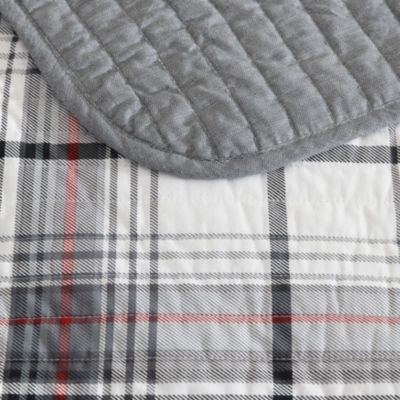 Alder Plaid 100% Cotton Quilt-Sham Set