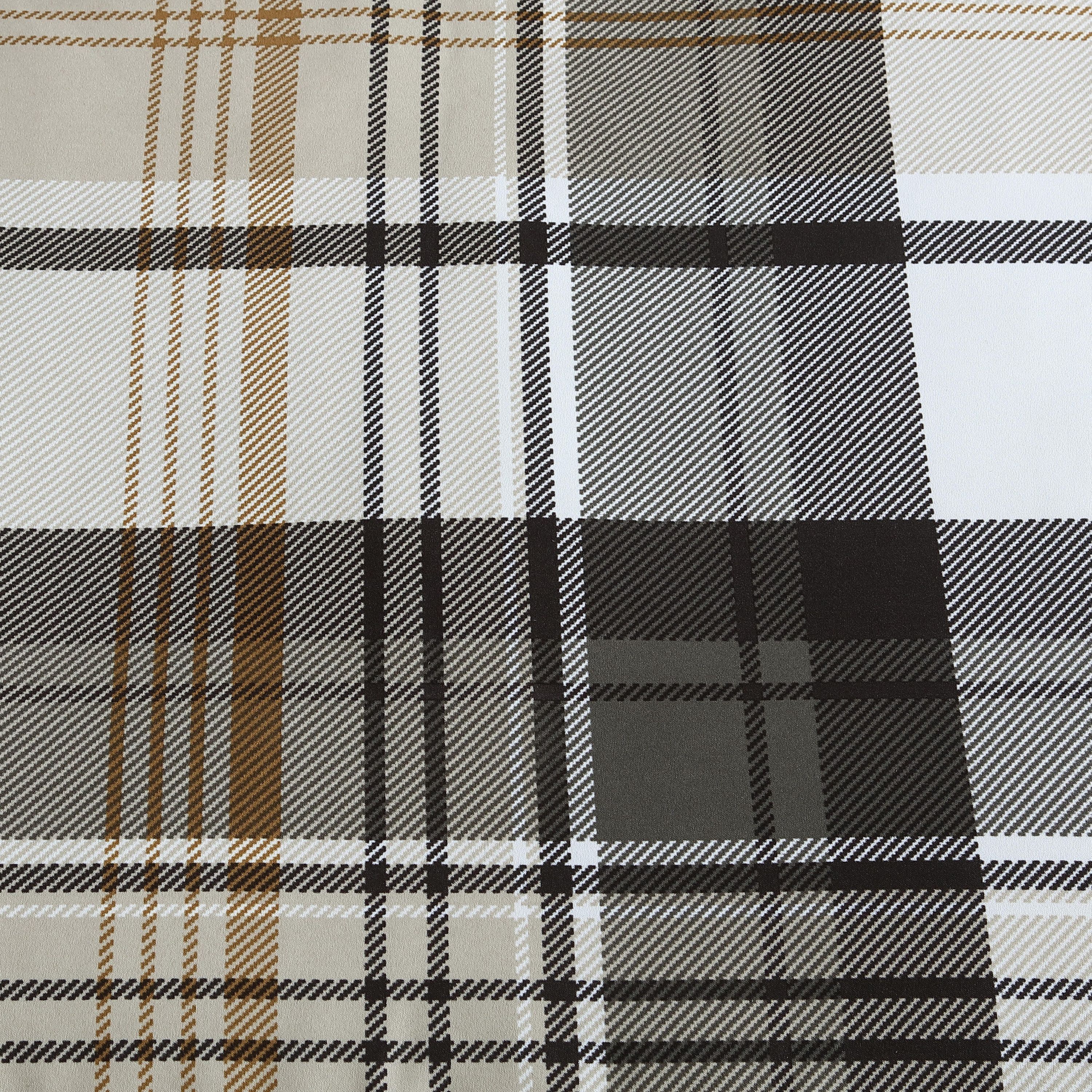 Normandy Plaid Microfiber Duvet Cover Set