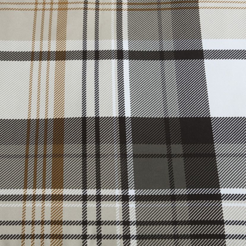 Normandy Plaid Microfiber Duvet Cover Set