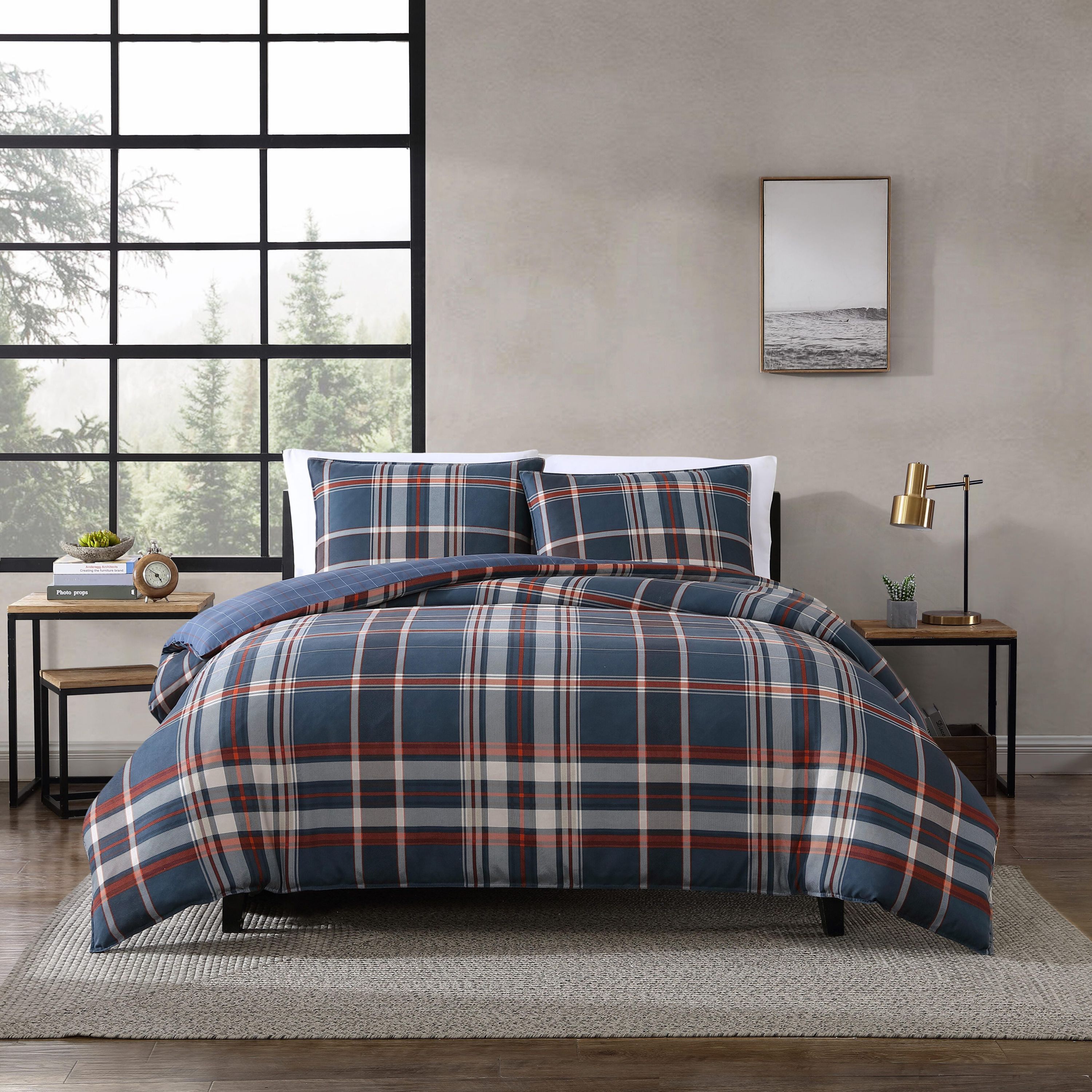 Shasta Lake Microfiber Duvet Cover Set