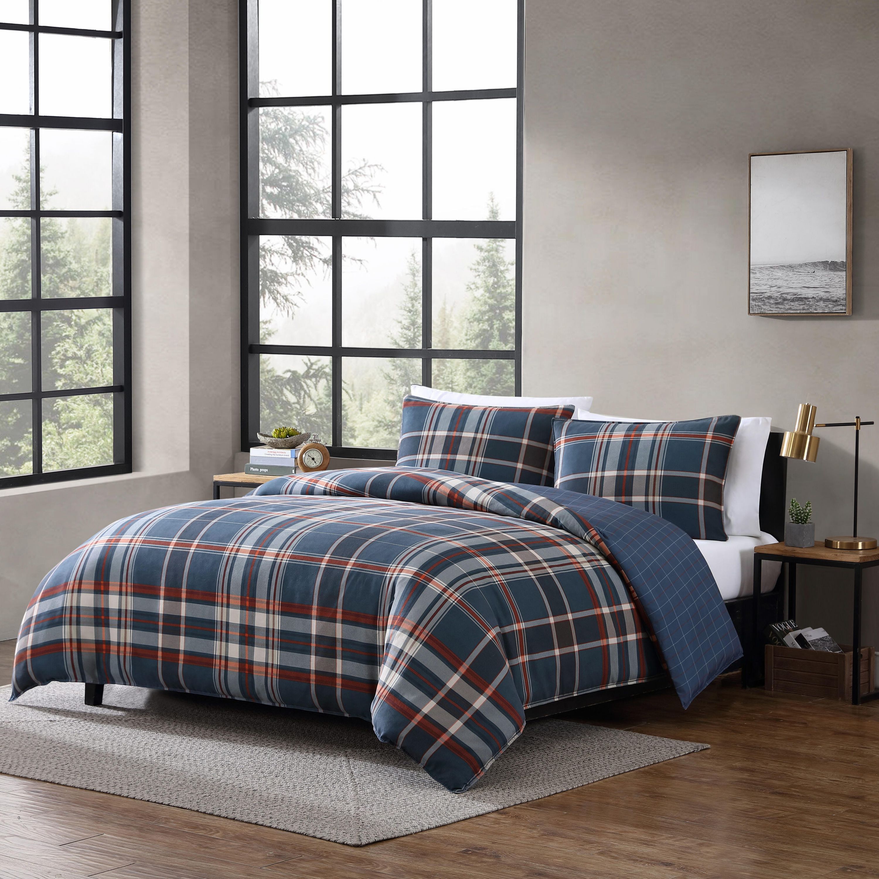 Shasta Lake Microfiber Duvet Cover Set