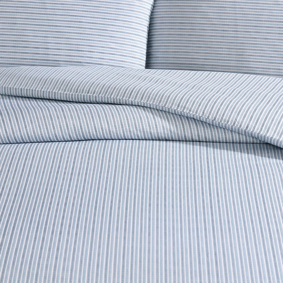 Ticking Stripe 100% Cotton Duvet Cover Set