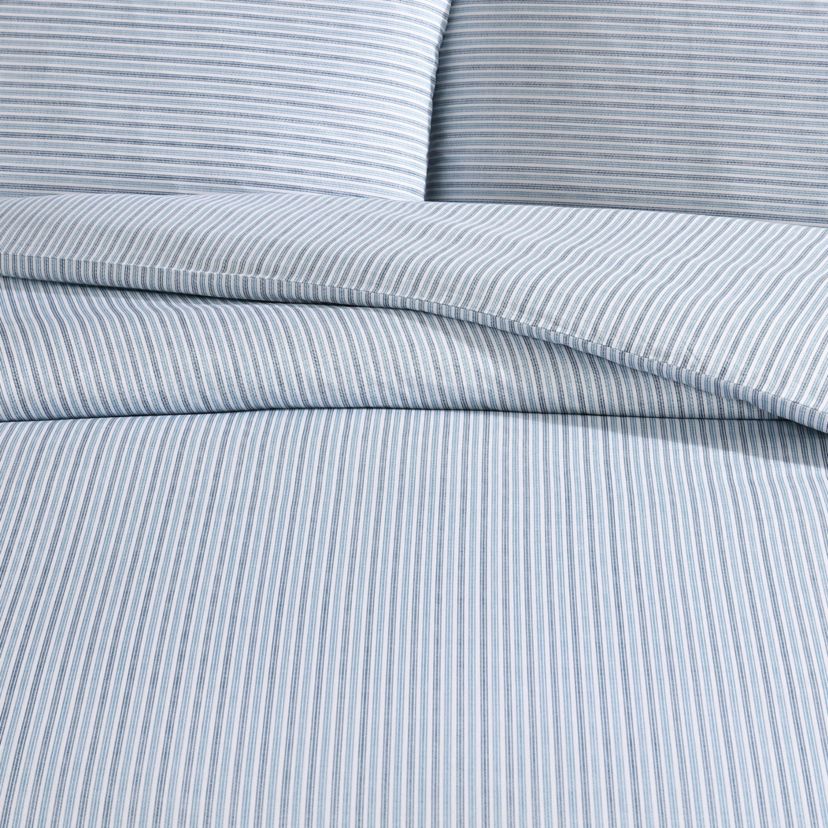 Ticking Stripe 100% Cotton Duvet Cover Set