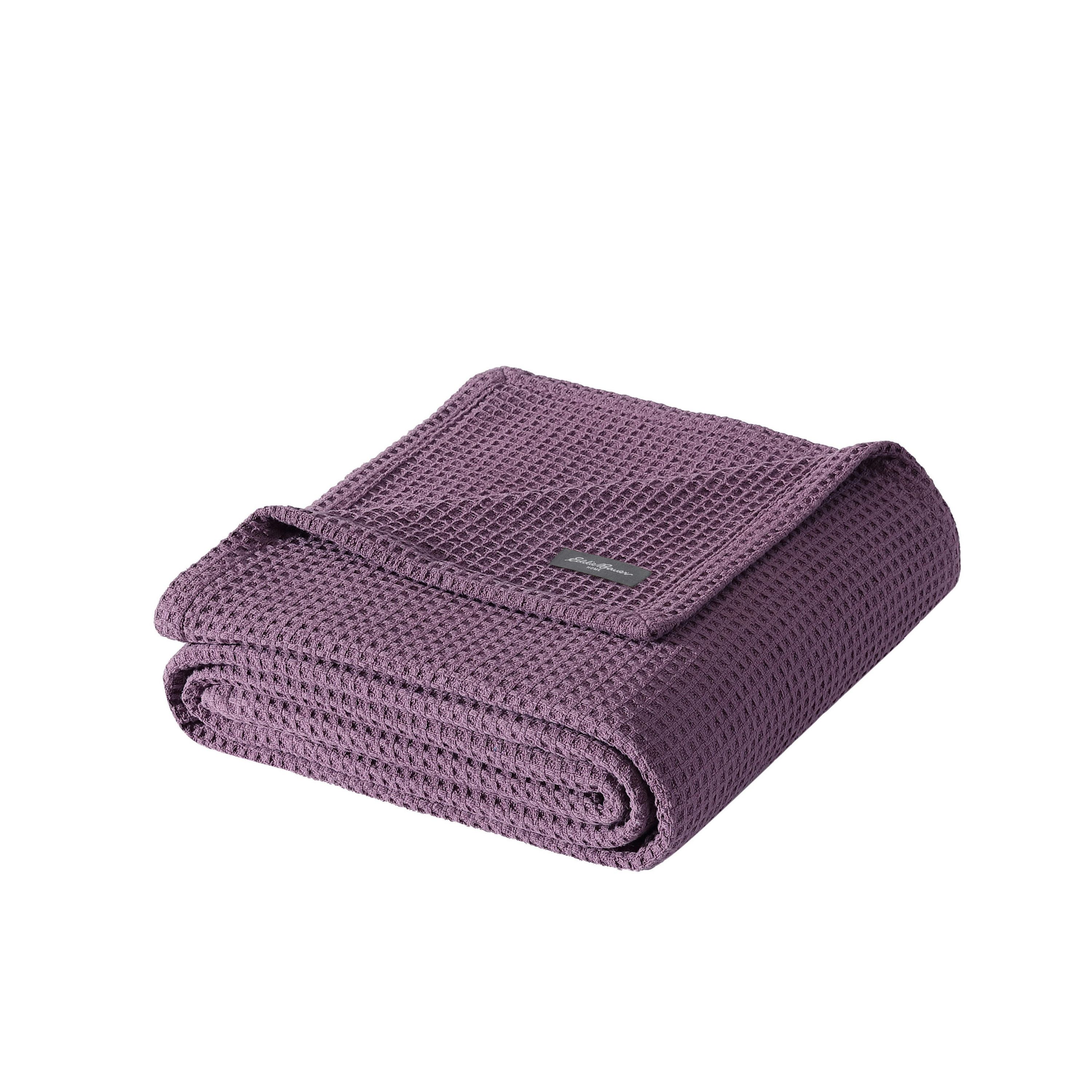 Solid Waffle 100% Cotton Blanket