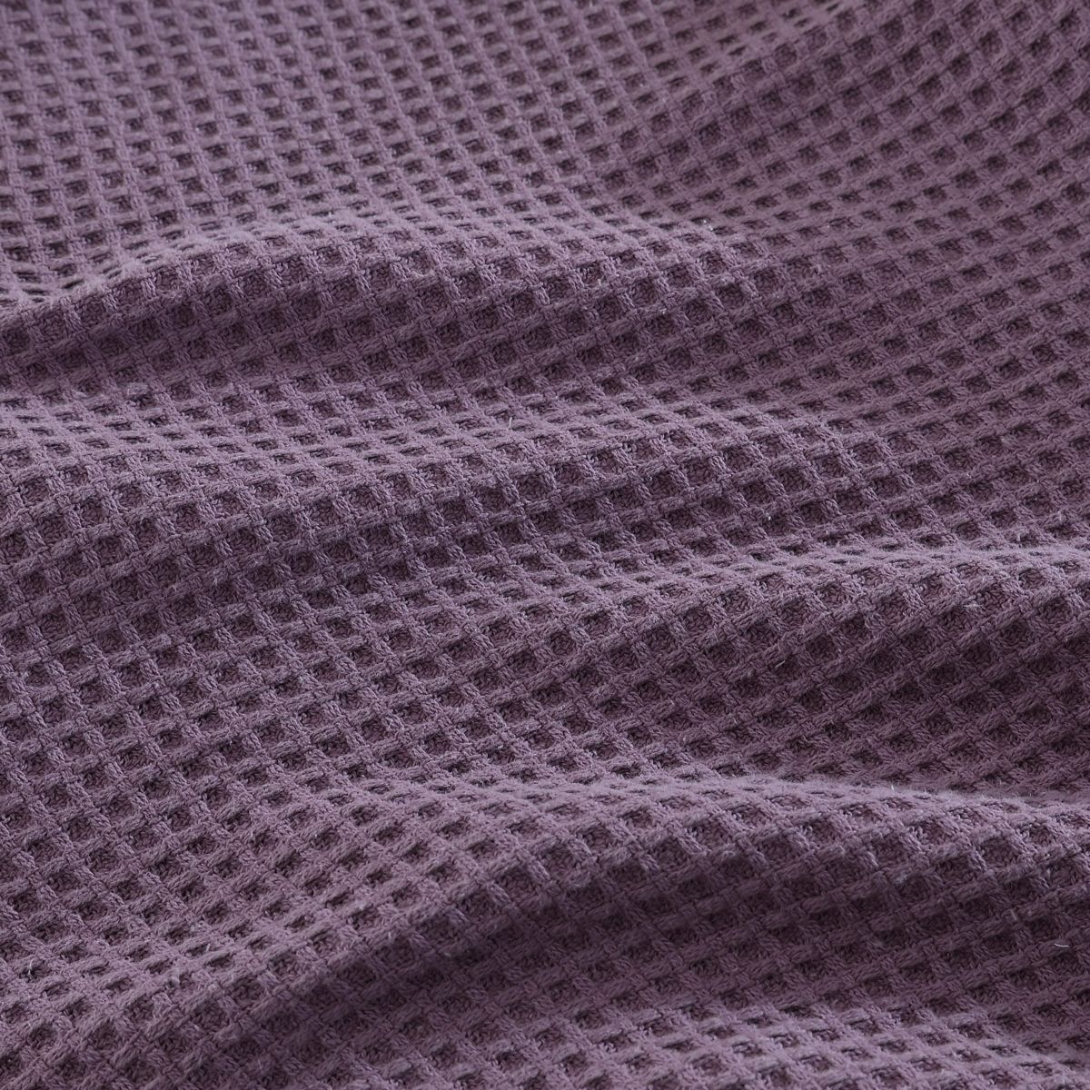 Solid Waffle 100% Cotton Blanket