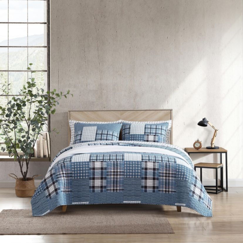 Hawthorne 100% Cotton Quilt-Sham Set