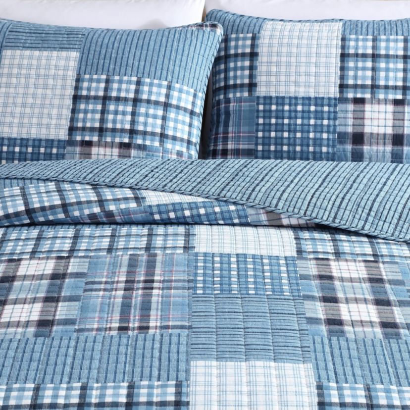 Hawthorne 100% Cotton Quilt-Sham Set