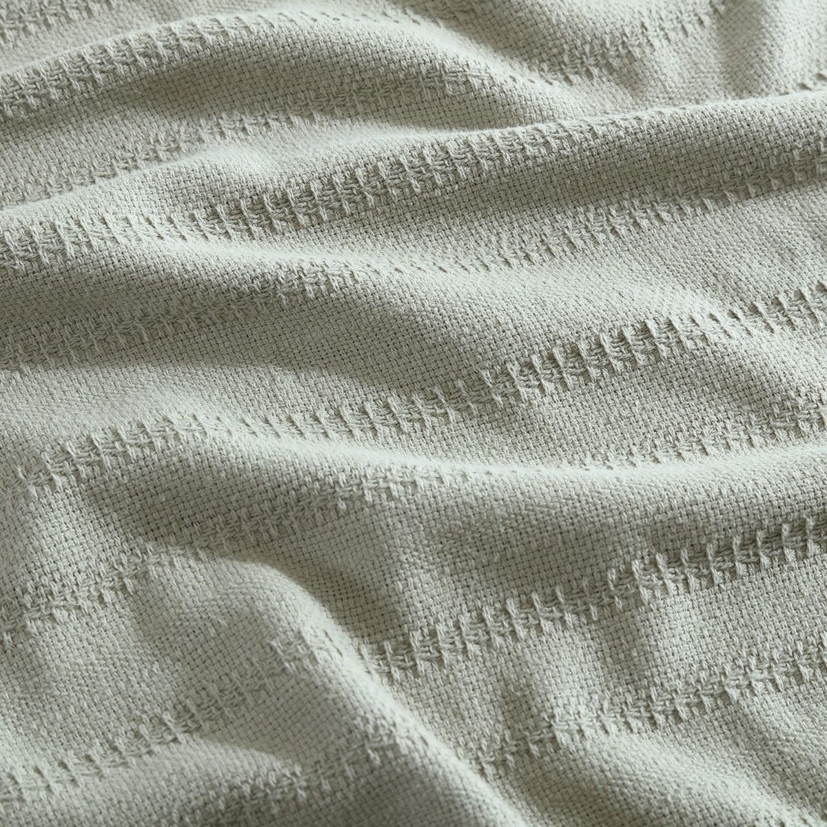 Variegated Weave Stripe 100% Cotton Blanket