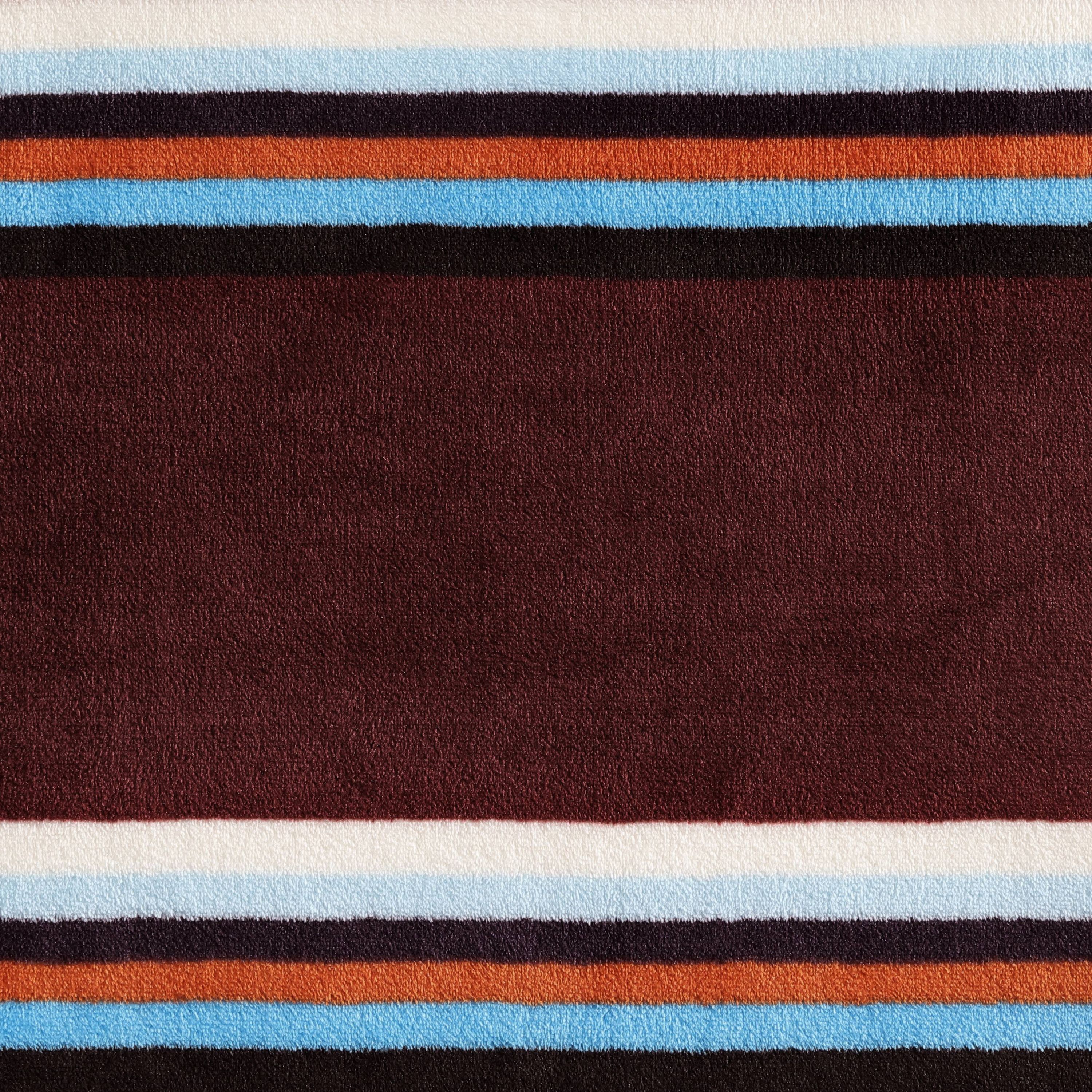 Western Saddle Stripe Microfiber Blanket