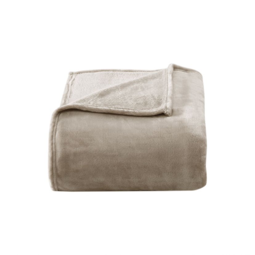 Solid Ultra Soft Plush Microfiber Blanket