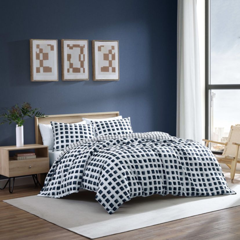 Urban Shibori Microfiber Duvet Cover Set
