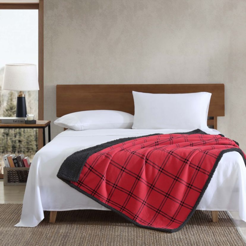 Kettle Falls Plaid Cotton Throw Blanket