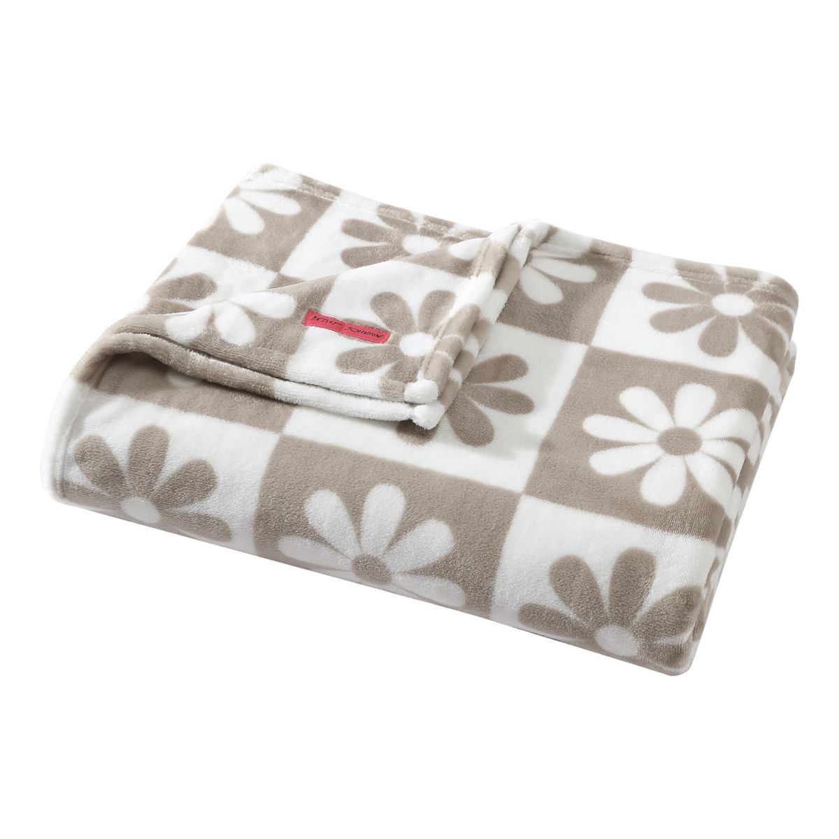 Daisy Check Microfiber Blanket