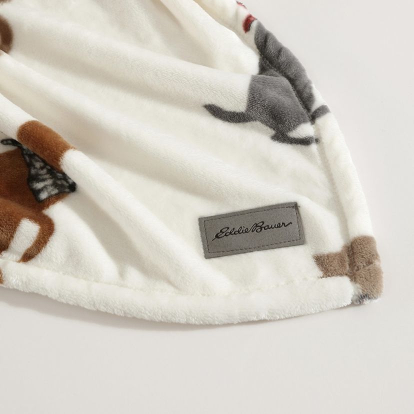 Dogs With Scarves Microfiber Blanket