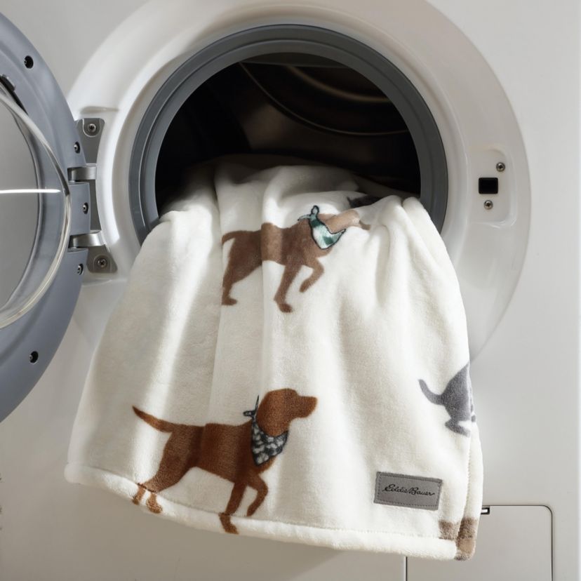 Dogs With Scarves Microfiber Blanket