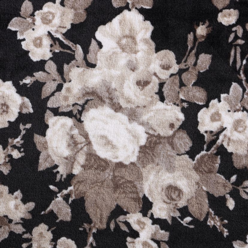 Vintage Floral Microfiber Throw Blanket