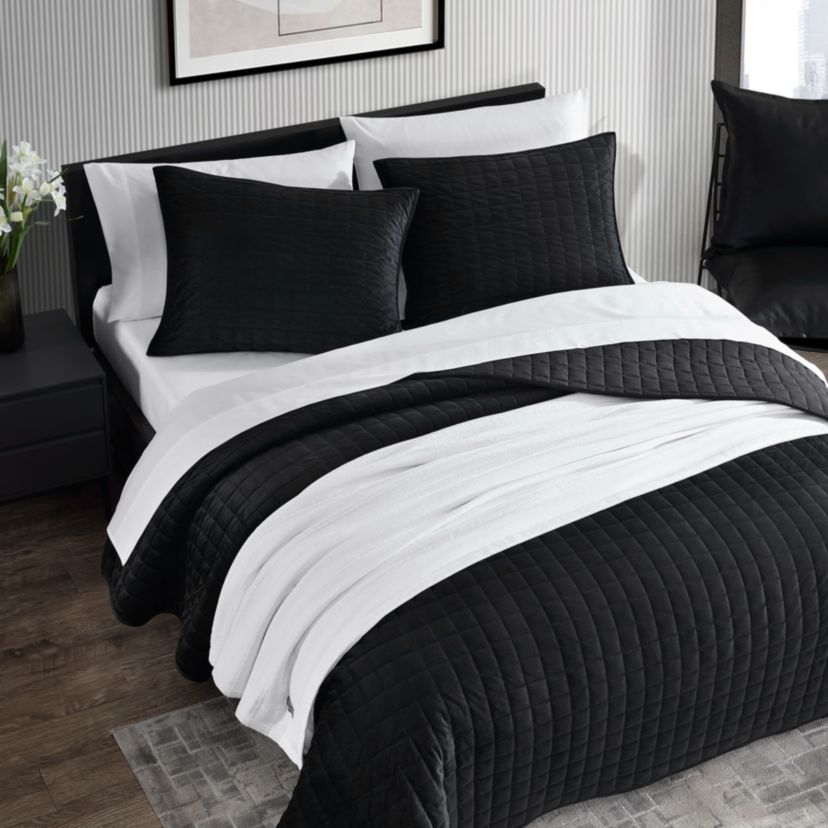 Diamond Velvet Microfiber Quilt-Sham Set