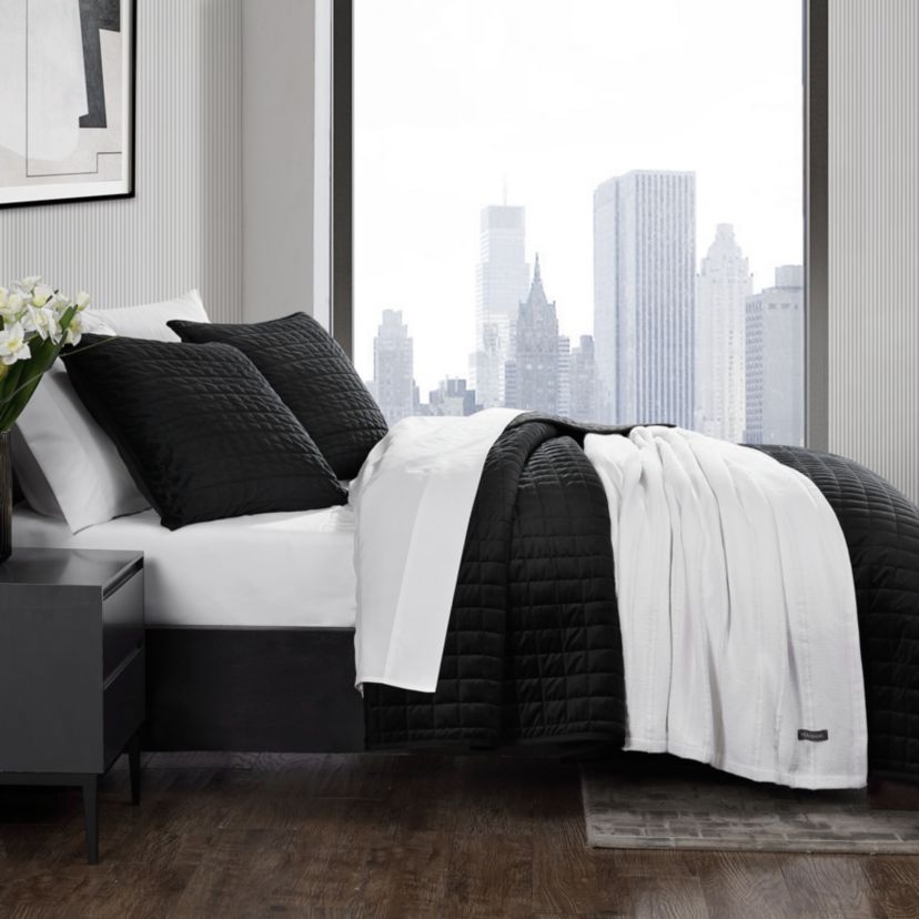 Diamond Velvet Microfiber Quilt-Sham Set