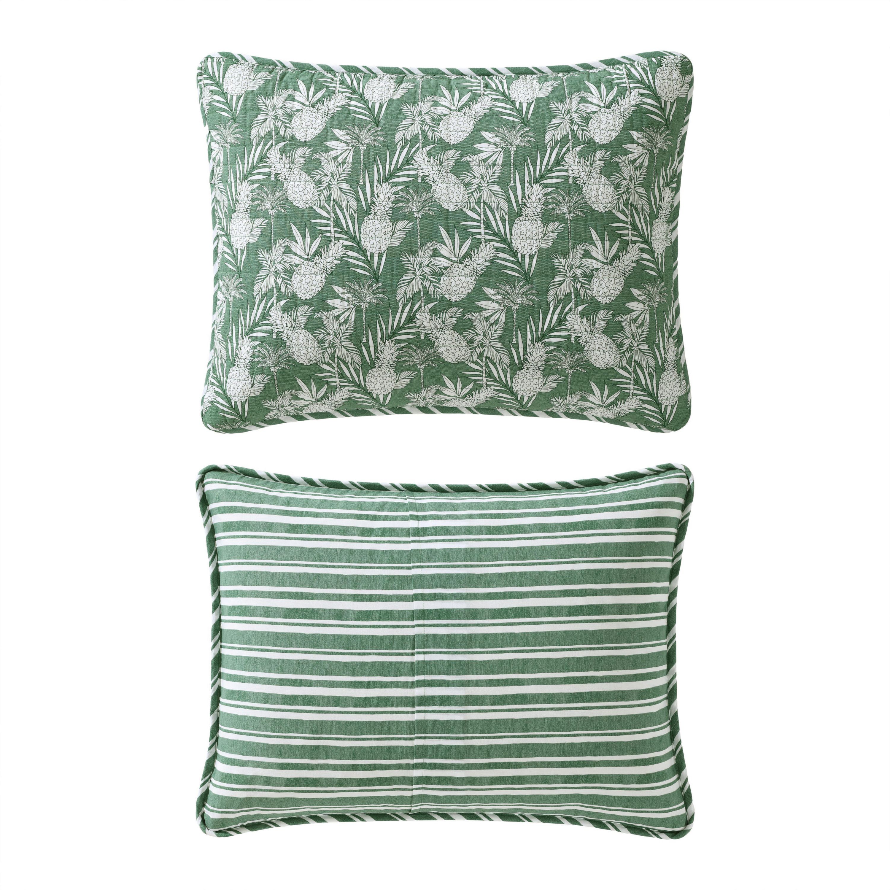 Pineapple Venture Cotton Quilt-Sham Set