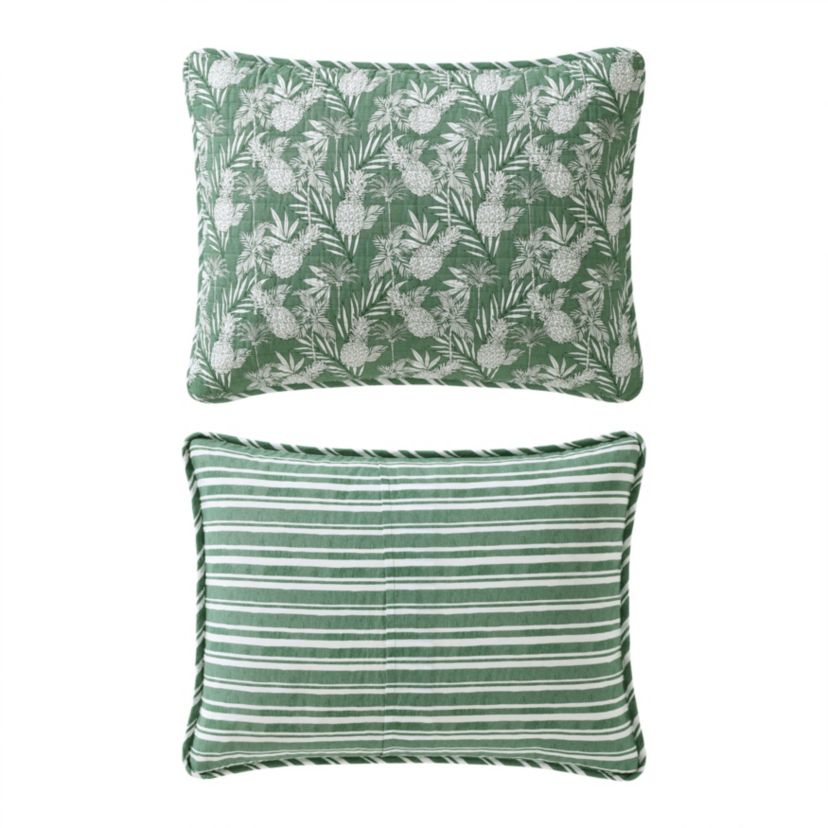 Pineapple Venture Cotton Quilt-Sham Set