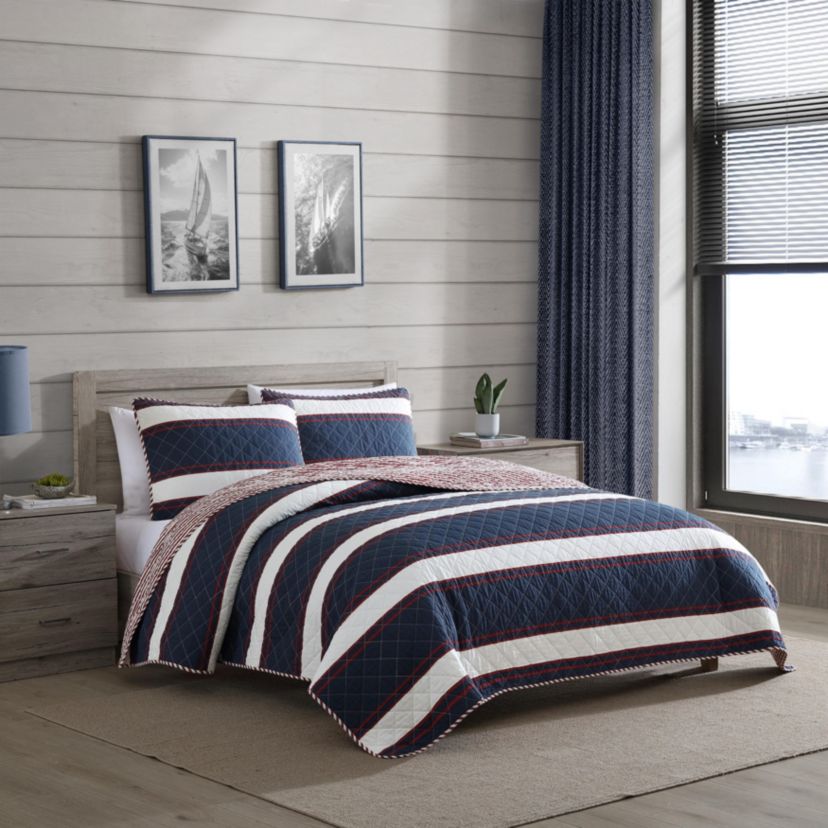 Wesley Cotton Quilt-Sham Set