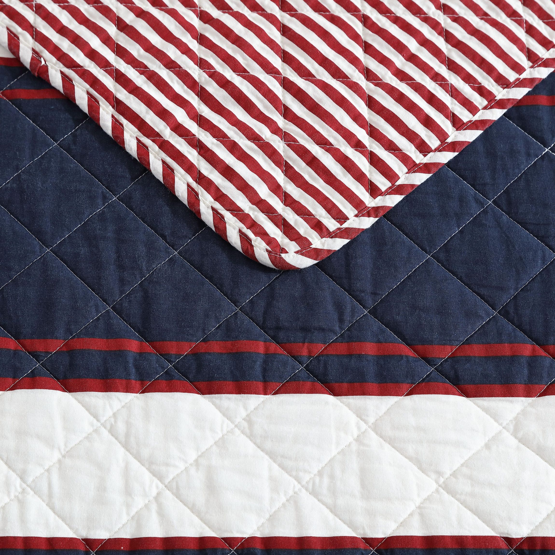 Wesley Cotton Quilt-Sham Set