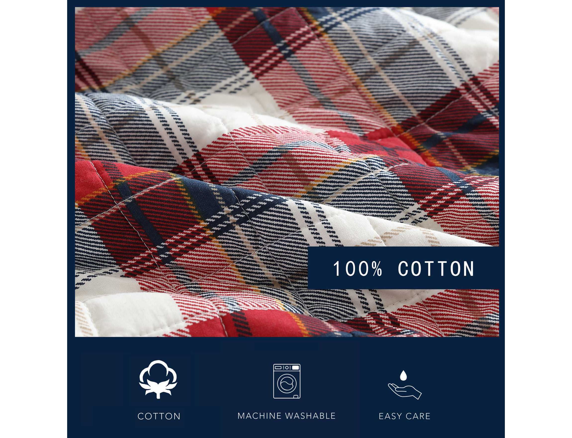 Rosedale Cotton Quilt-Sham Set