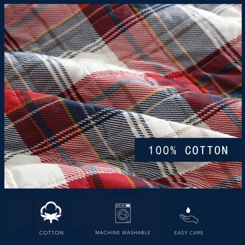 Rosedale Cotton Quilt-Sham Set