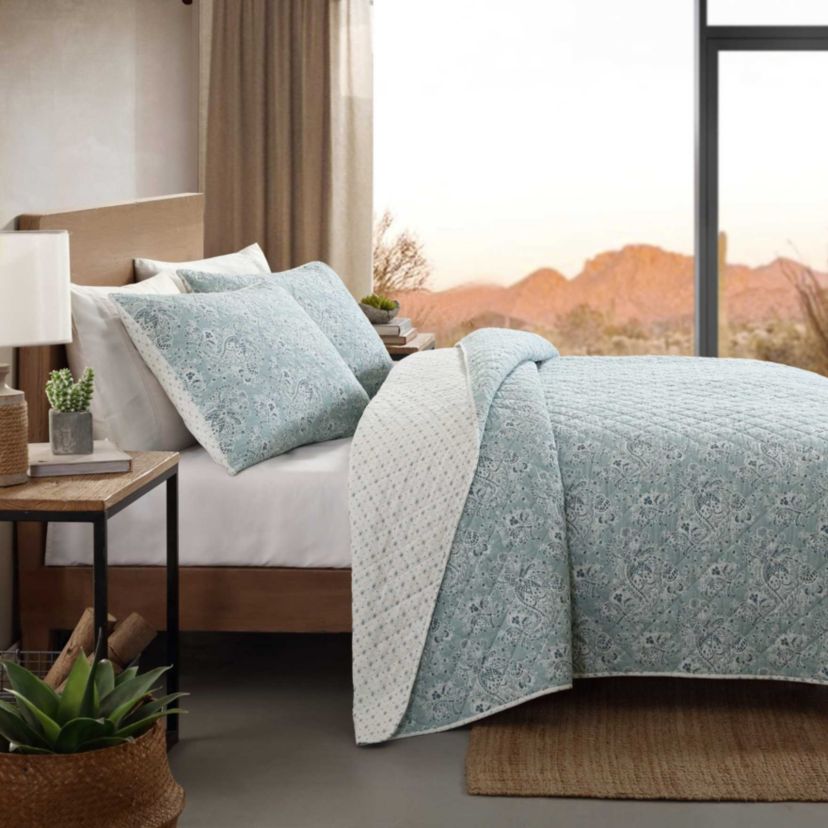 Prairieland Paisley Cotton Quilt Set