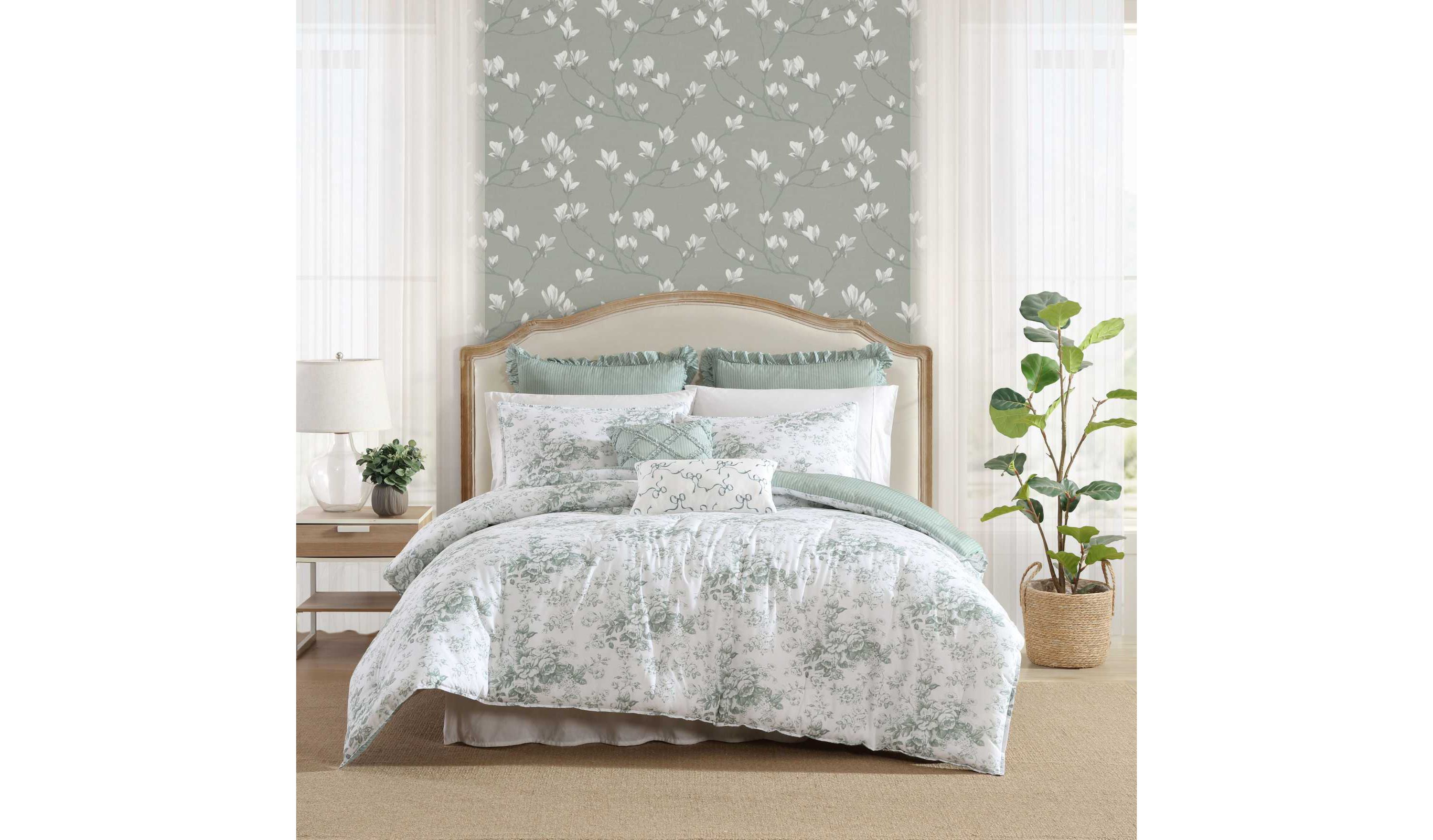 Toile Delight Cotton Comforter Sham Bonus Set