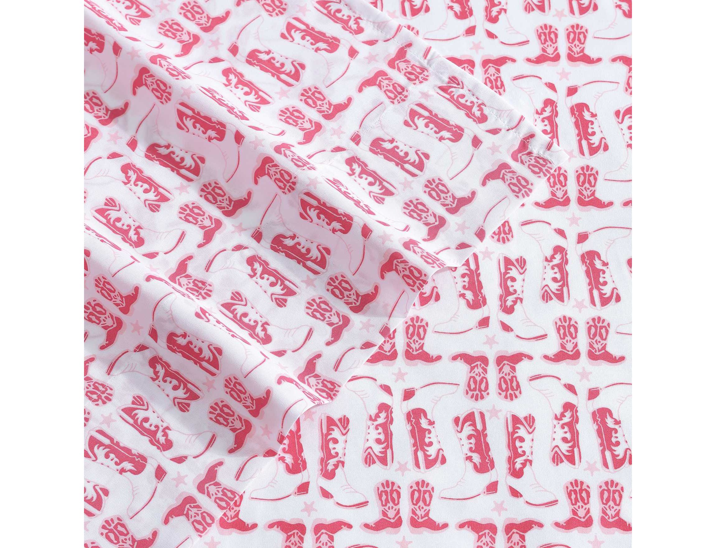 Knockin Boots Microfiber Sheet Set