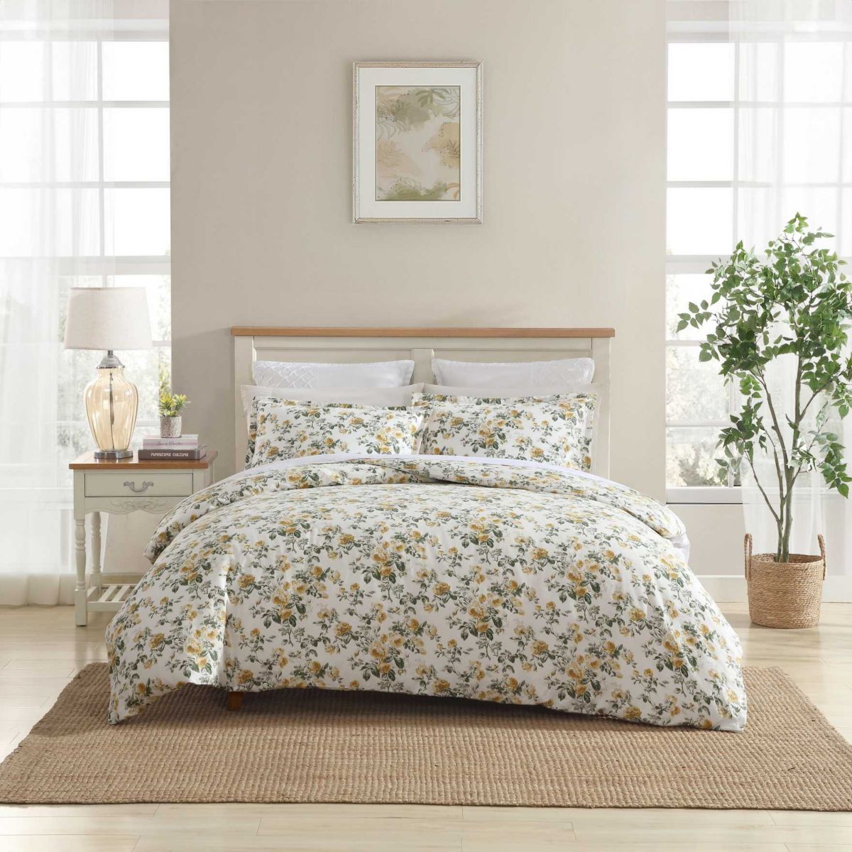 Roses Cotton Duvet Cover Set
