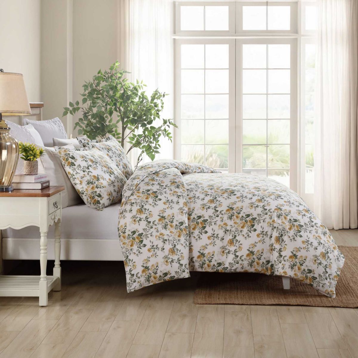 Roses Cotton Duvet Cover Set