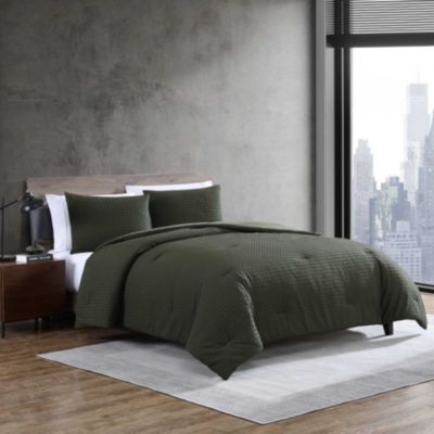 Kenneth Cole New York Houndstooth Microfiber Comforter Set