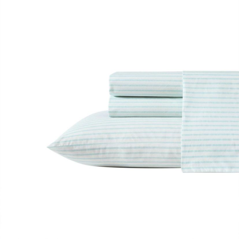 Cool Beach Stripe Cotton Sheet Set