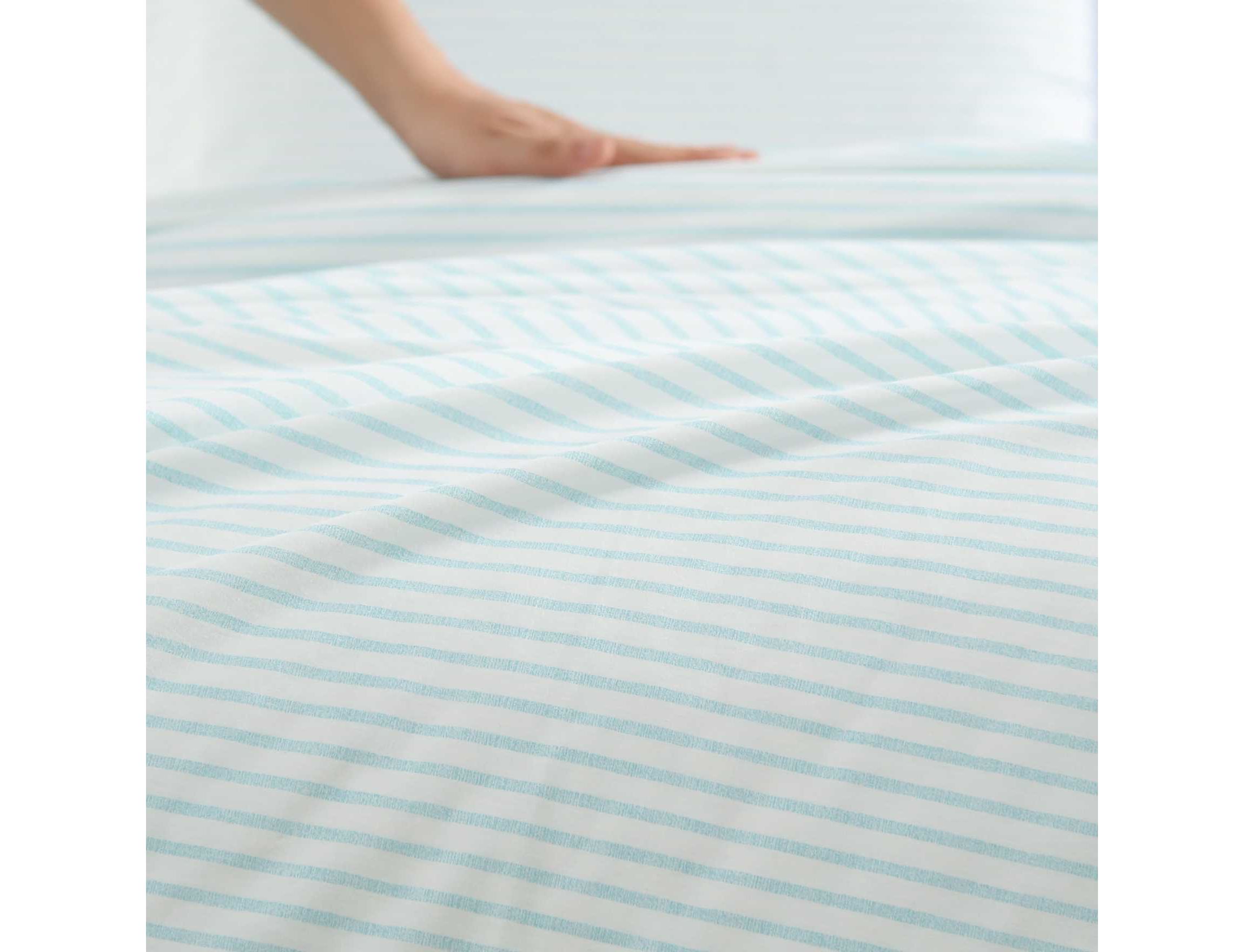 Cool Beach Stripe Cotton Sheet Set
