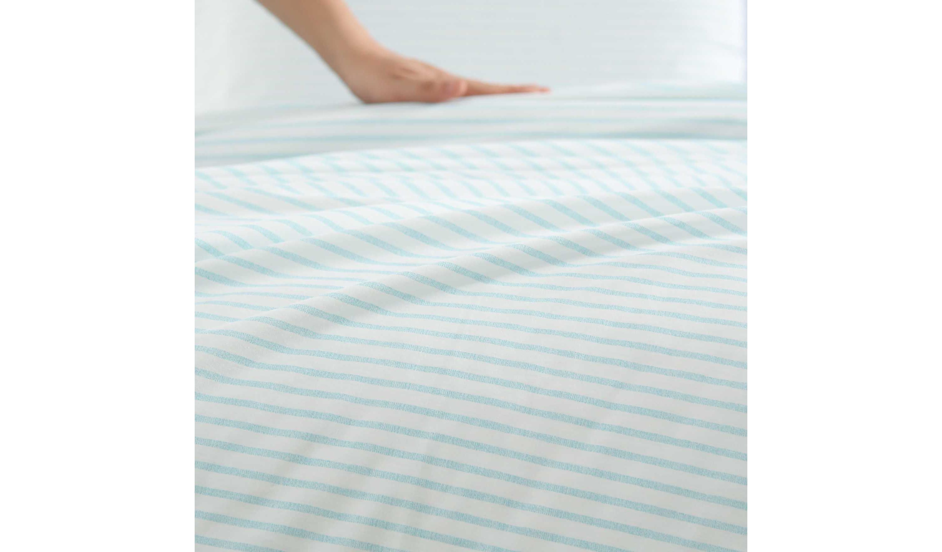Cool Beach Stripe Cotton Sheet Set