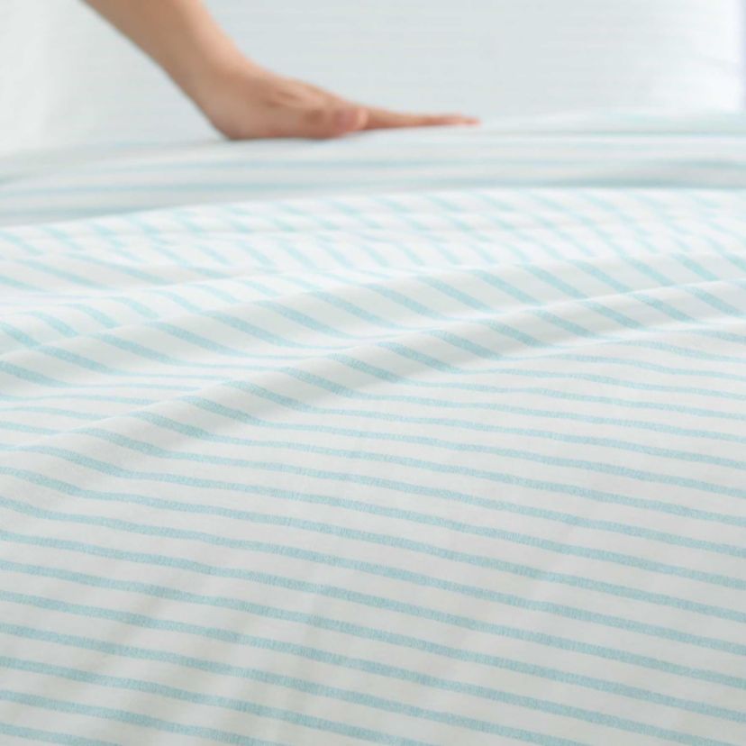 Cool Beach Stripe Cotton Sheet Set