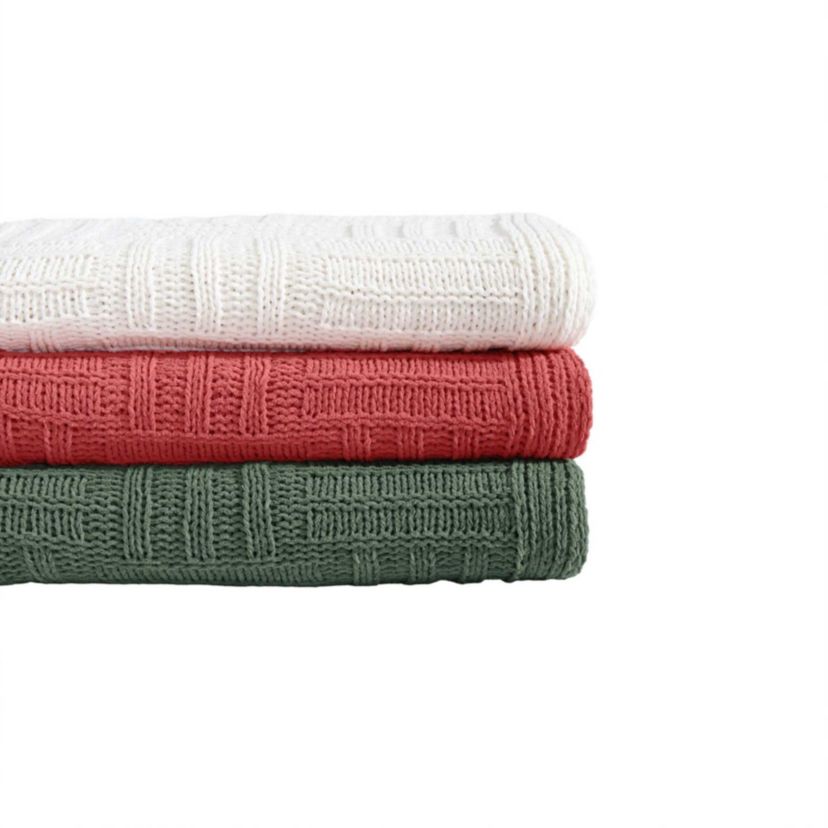 Chain Basket Microfiber Throw Blanket