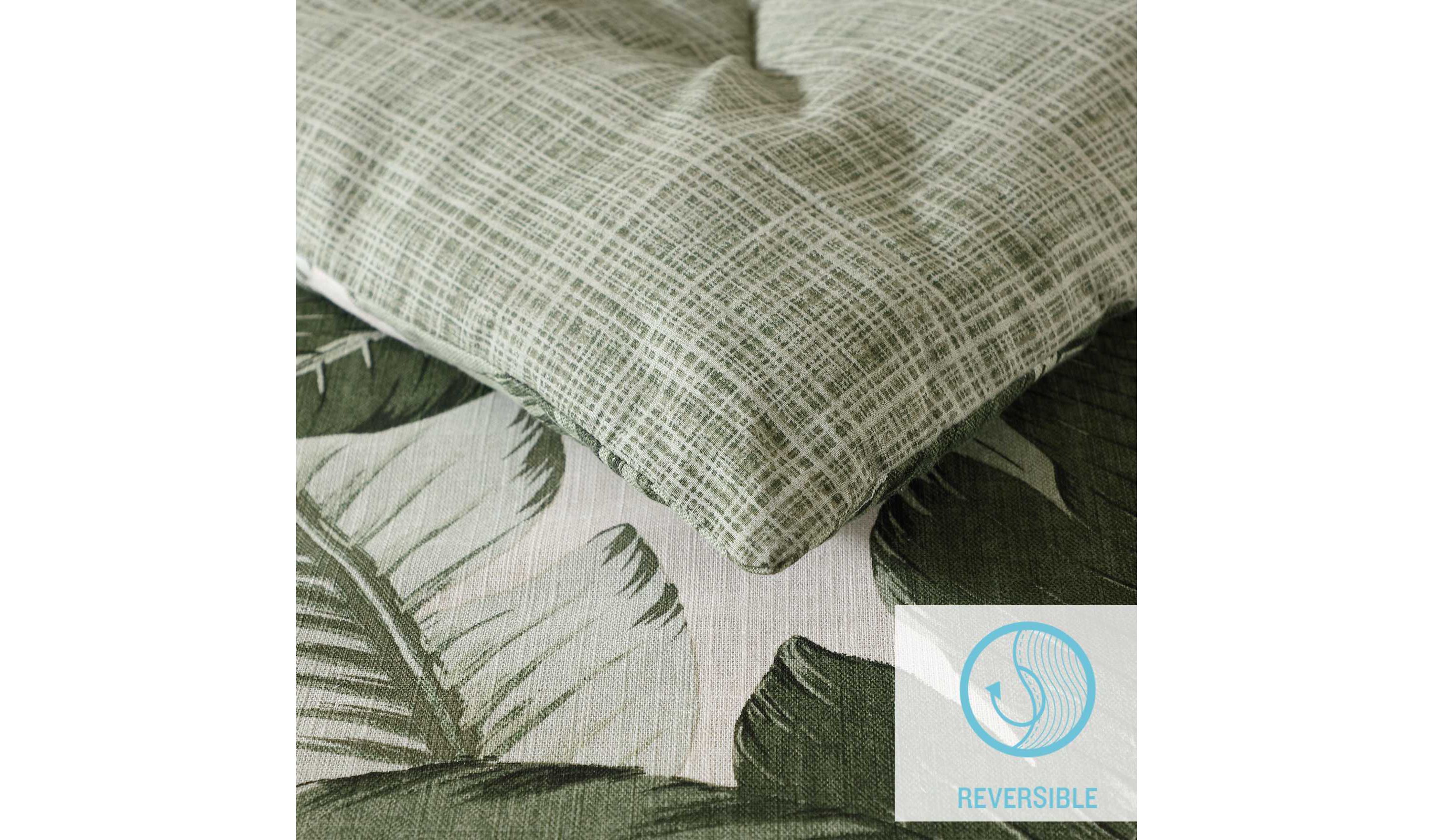 Vintage Palms Cotton Duvet Cover Set