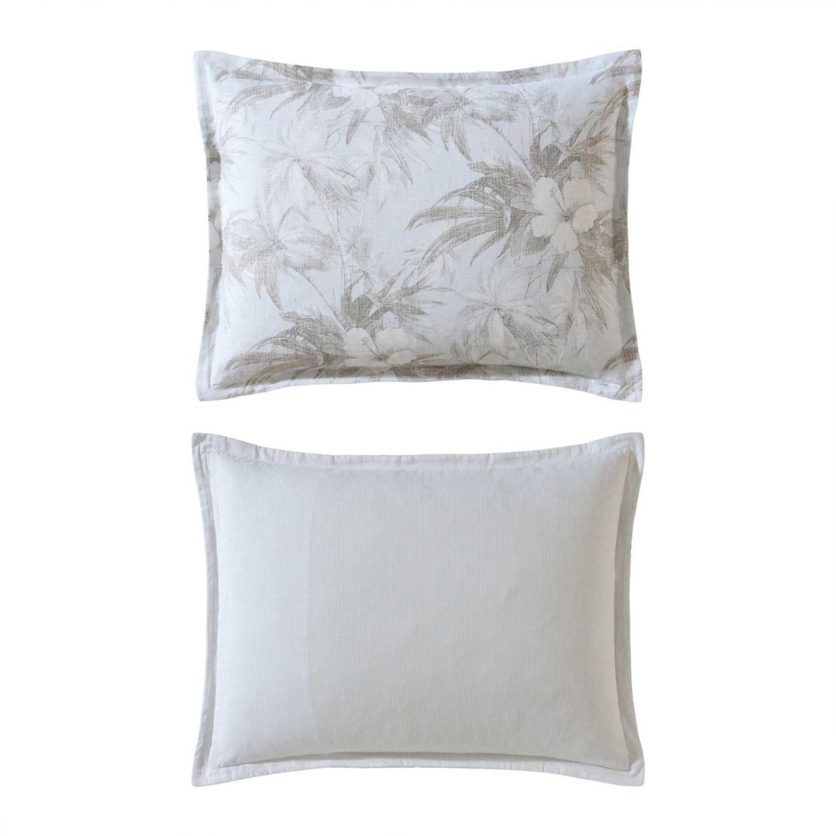 Beachway Blooms Cotton\Linen Duvet Cover Set