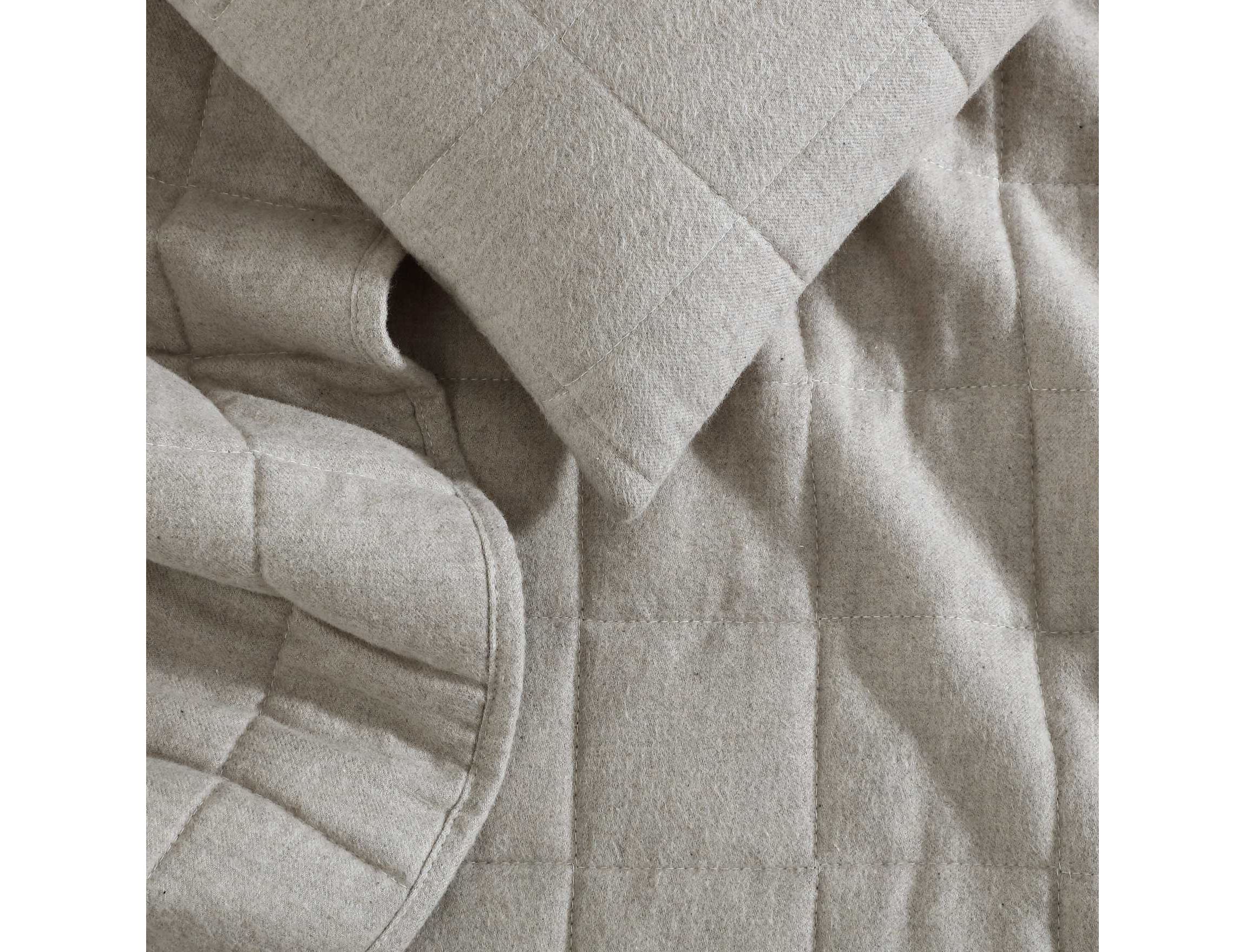 Melange Flannel Cotton Sham