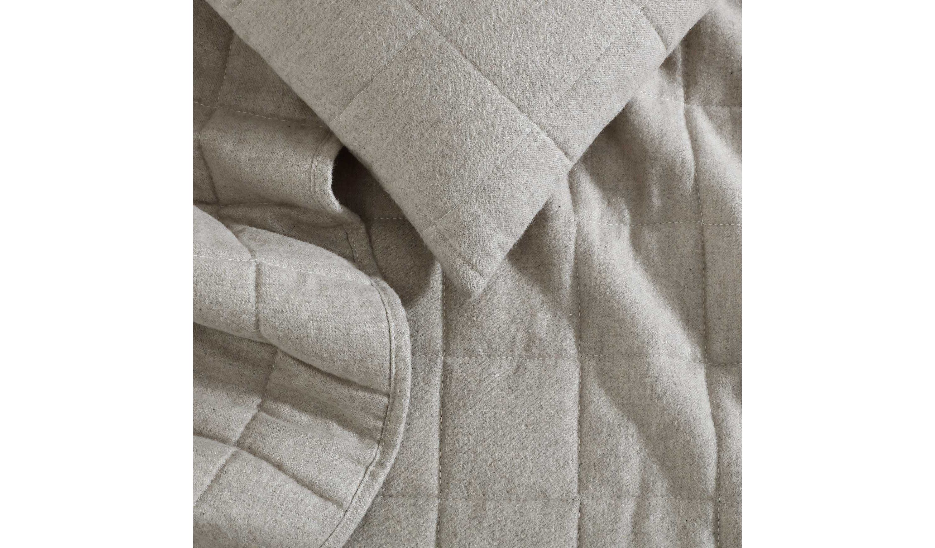 Melange Flannel Cotton Sham