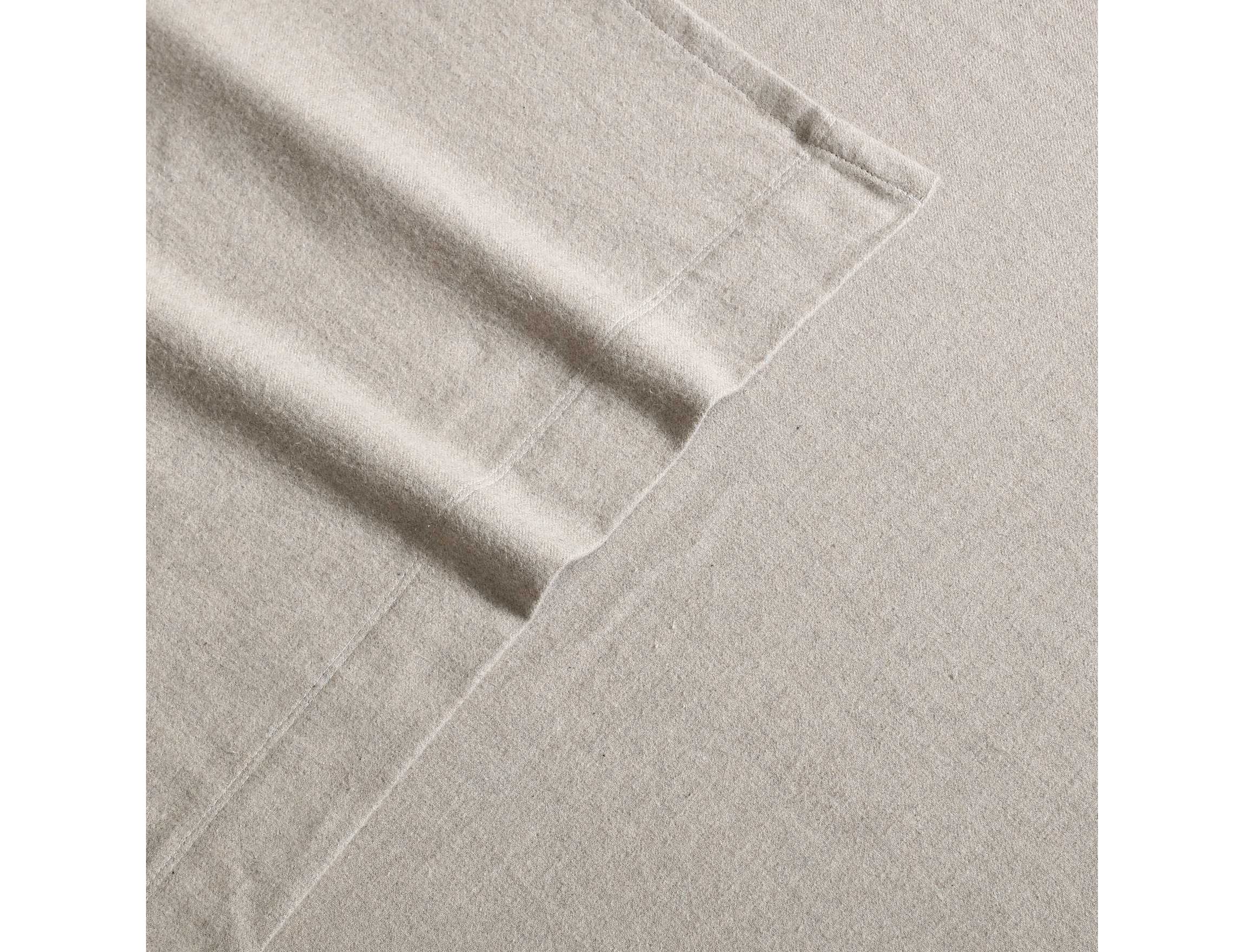 Melange Flannel Cotton Sheet Set