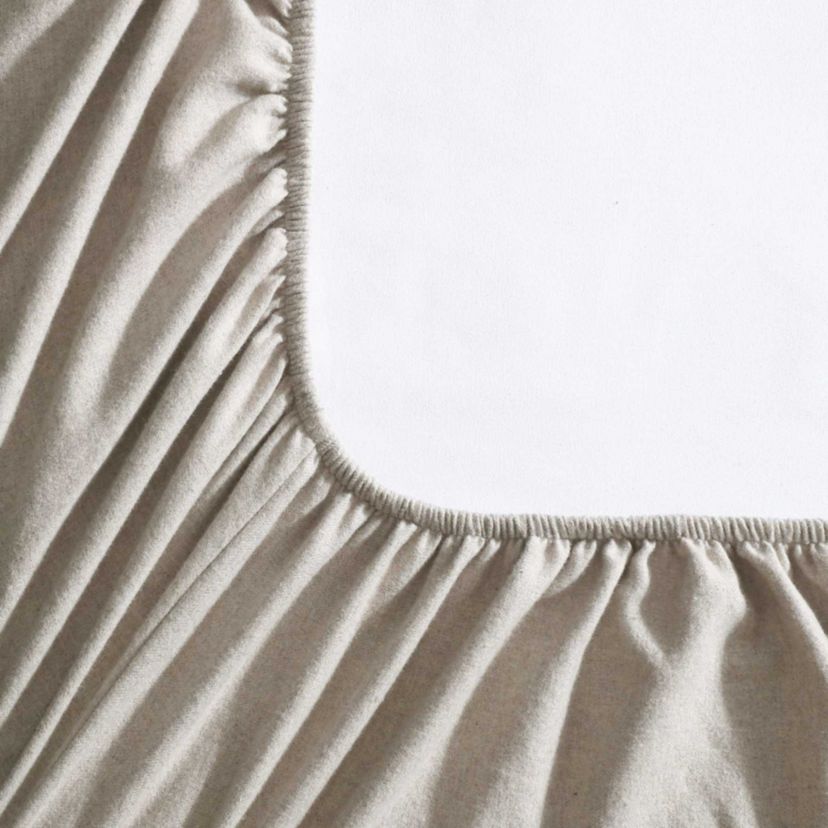 Melange Flannel Cotton Sheet Set