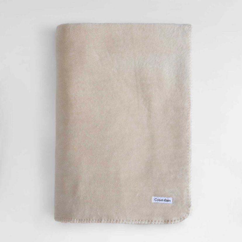 Modern Reversible Solid Microfiber Blanket
