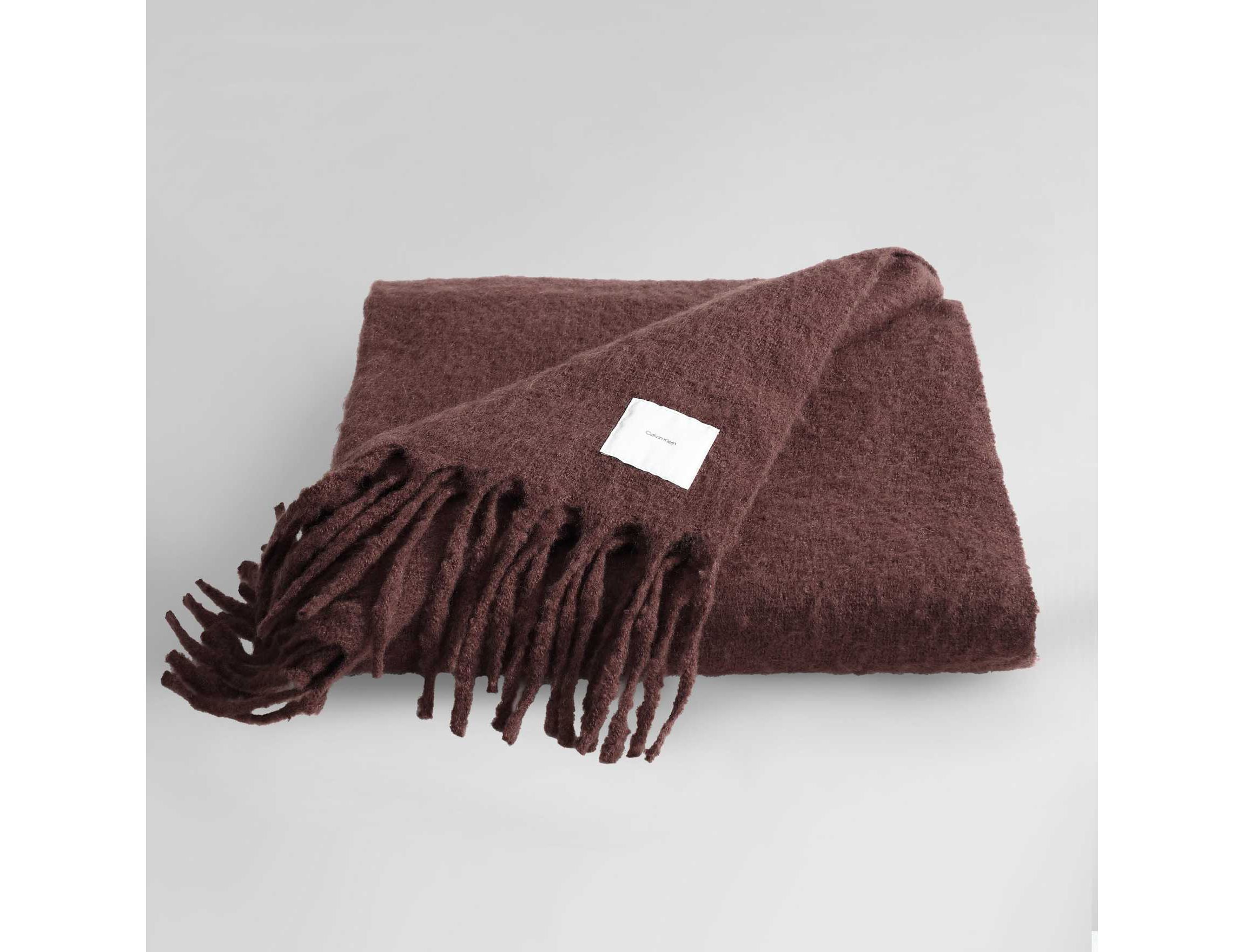 Mohair Solid Microfiber Throw