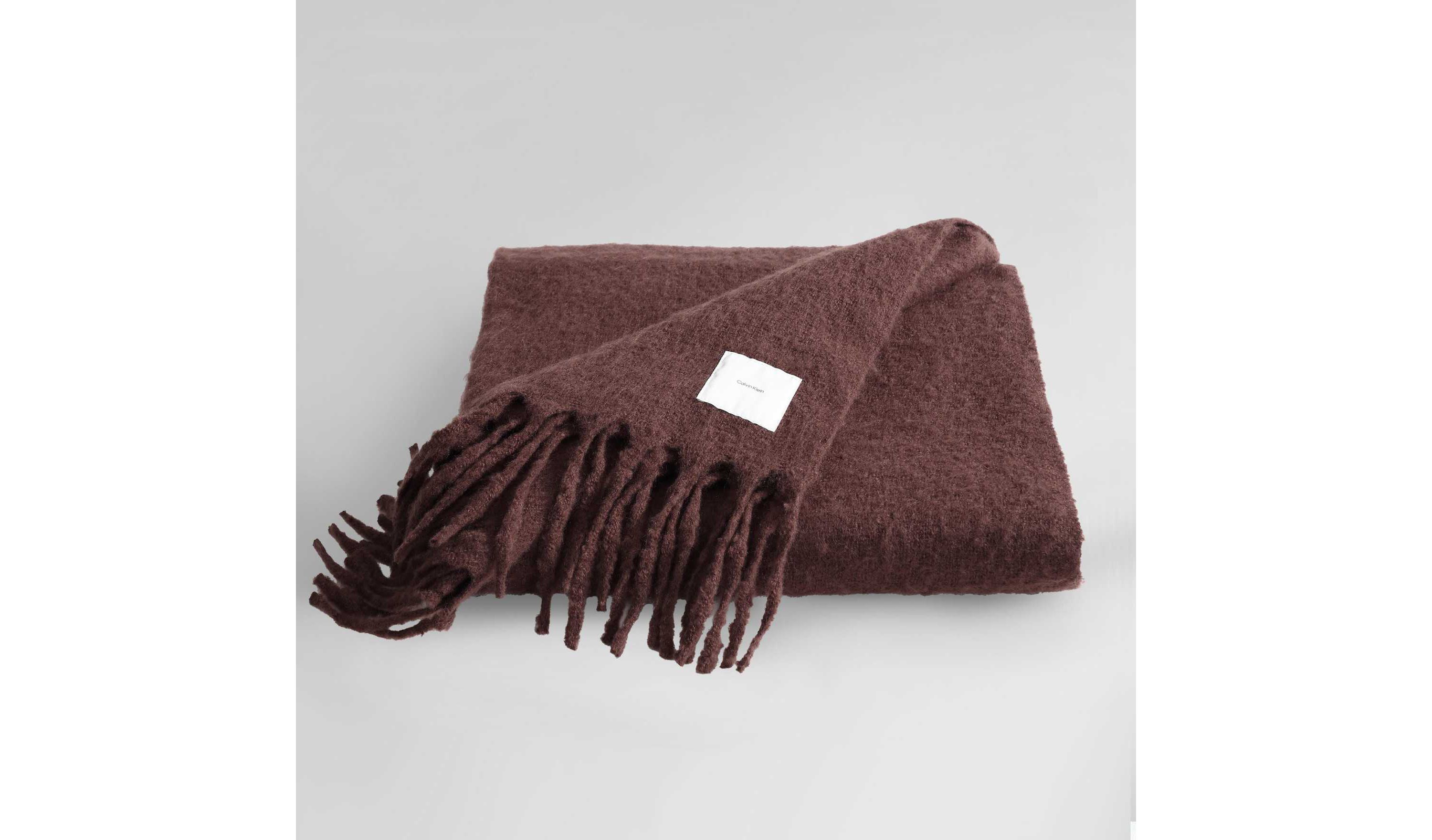 Mohair Solid Microfiber Throw